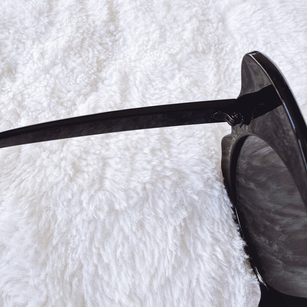 Eliza Black Butterfly-shaped Sunglasses - Picture 7 of 13